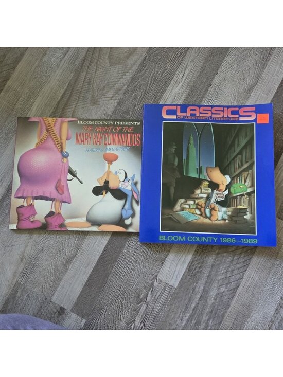 Little, Brown & Company Other - Berke Breathed Bloom County Comic Book Lot Vintage 1989 1990 First Edition